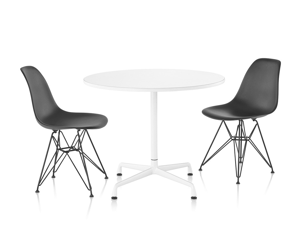 Herman Miller Eames Molded Plastic Side Shell Chair / ハーマンミラー イームズ  プラスチックサイドシェルチェア, ワイヤーベース / ブラック脚 DSR. BK