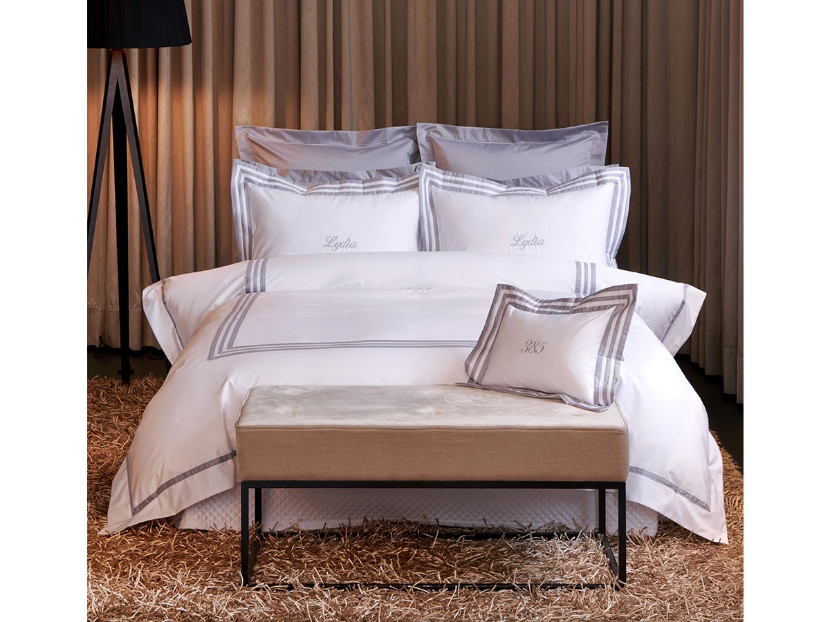 HOTEL LIKE INTERIOR 400TC Diamond Quilt Bed Skirt / ホテルライクインテリア 400TC ダイヤモンドキルト ベッドスカート （寝具・タオル > ベッドカバー・ベッドリネン） 7