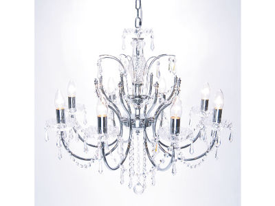 ROYAL DOULTON LIGHTING MAPLE 8 ARM CHANDELIER （CRYSTALLIZED TM