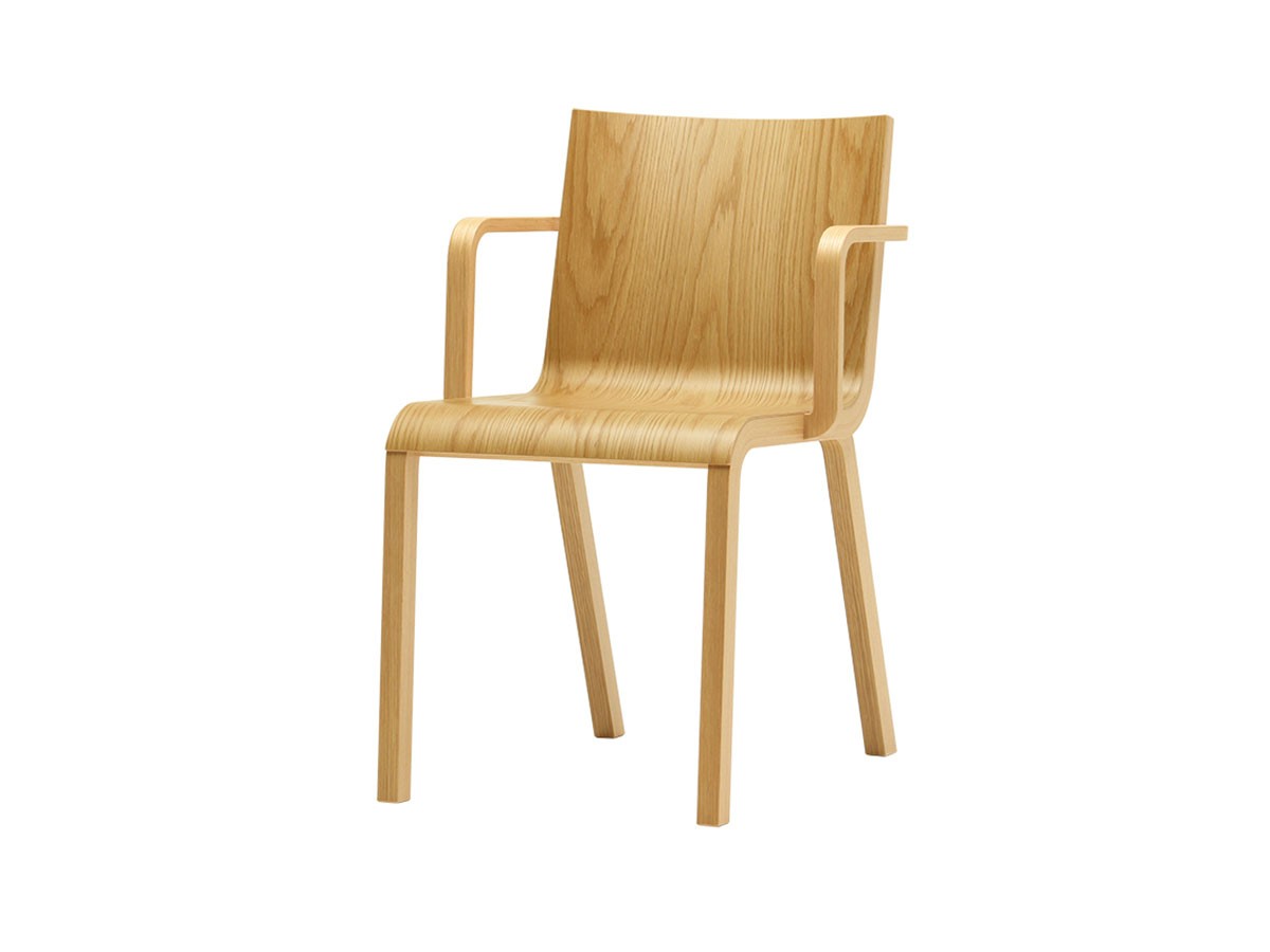 天童木工 PLYPLY Arm Chair / てんどうもっこう プライプライ アームチェア 板座 （チェア・椅子 > ダイニングチェア） 2
