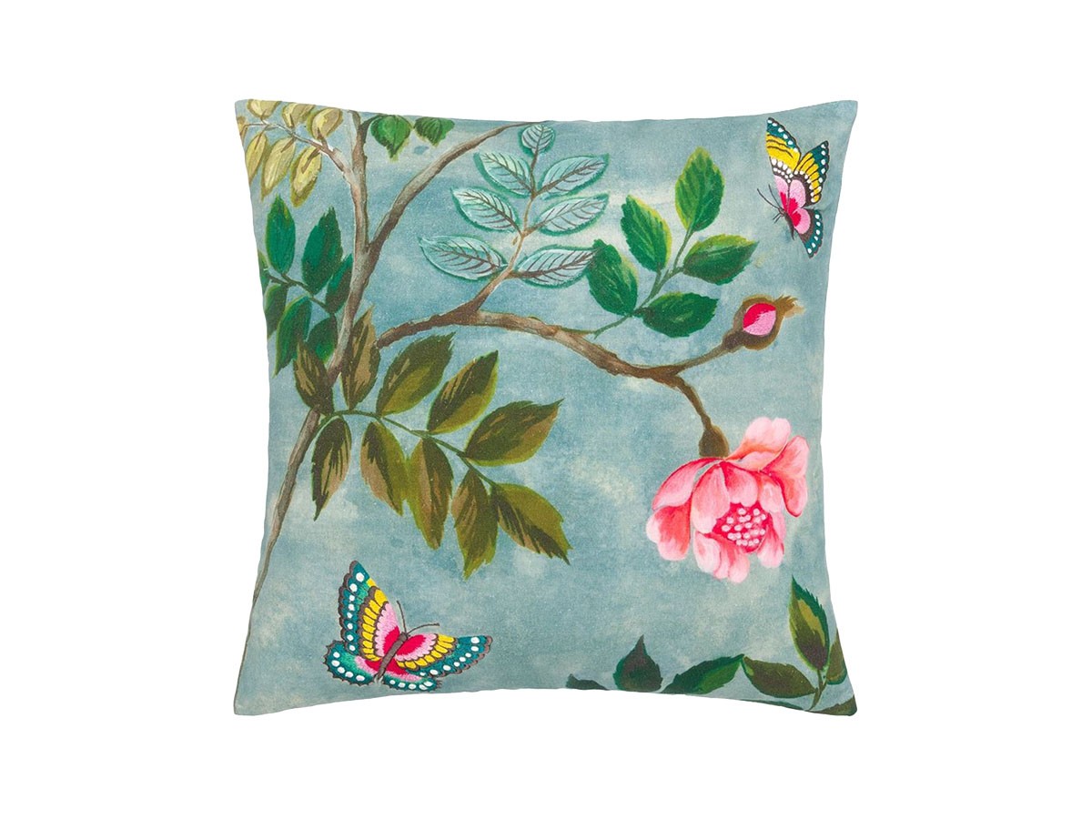 DESIGNERS GUILD Papillon Chinois Cushion / デザイナーズギルド パピヨン シノワーズ クッション 50 ×  50cm - インテリア・家具通販【FLYMEe】