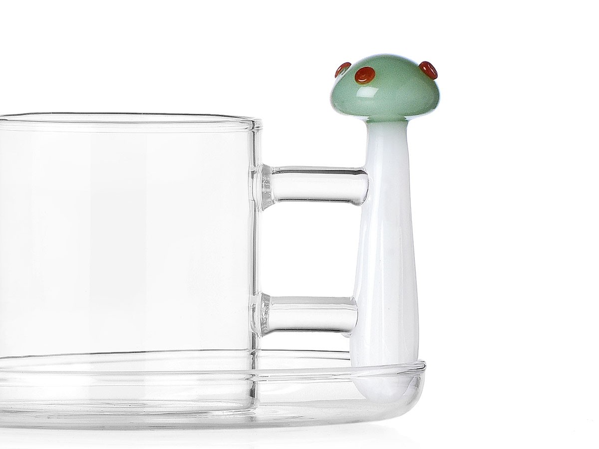 ICHENDORF MILANO Alice Coffee Cup 
Green Mushroom / イッケンドルフ・ミラノ アリス デミタスカップ & ソーサー 
グリーンマッシュルーム 100ml （食器・テーブルウェア > コーヒーカップ・ティーカップ） 4