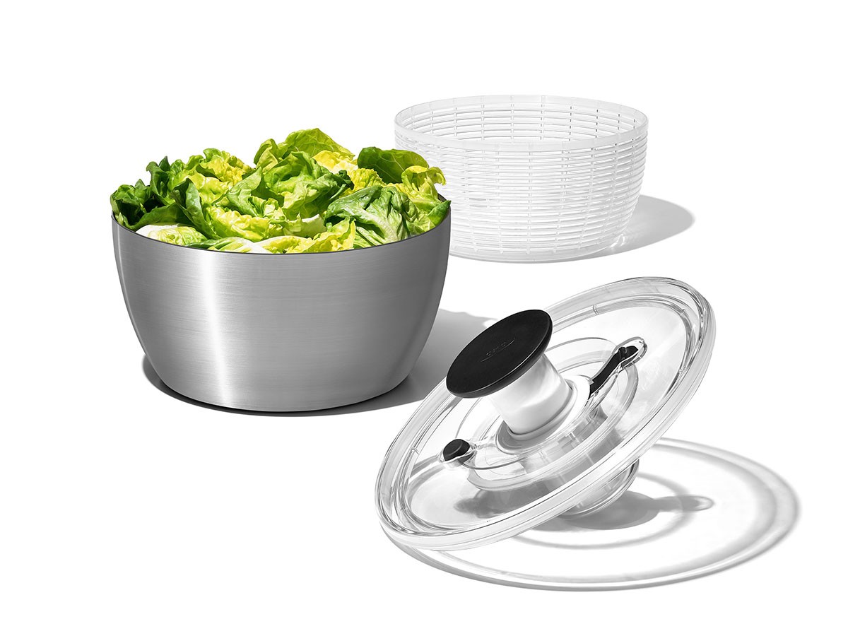 OXO Stainless Steel Salad Spinner / オクソー サラダスピナー ステンレス （キッチン家電・キッチン用品 > キッチン雑貨・キッチンツール） 7