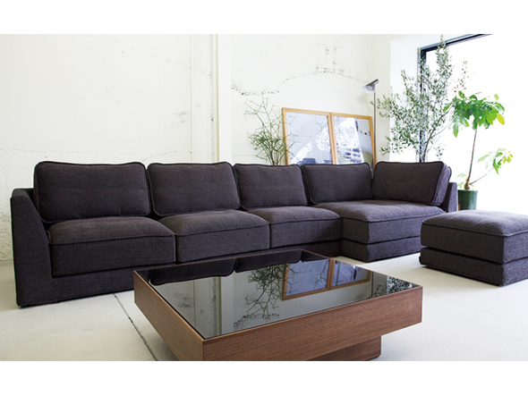 FLANNEL SOFA QUATT ONE ARM SOFA / フランネルソファ クアット 2人掛け片肘ソファ （ソファ > 片肘ソファ・シェーズロング） 2