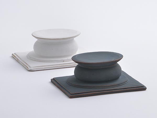 MISHIM POTTERY CREATION StiLL octagon plate + stand / ミシンポタリークリエイション スティル オクタゴンプレート + スタンド（藍墨茶） （食器・テーブルウェア > 皿・プレート） 17