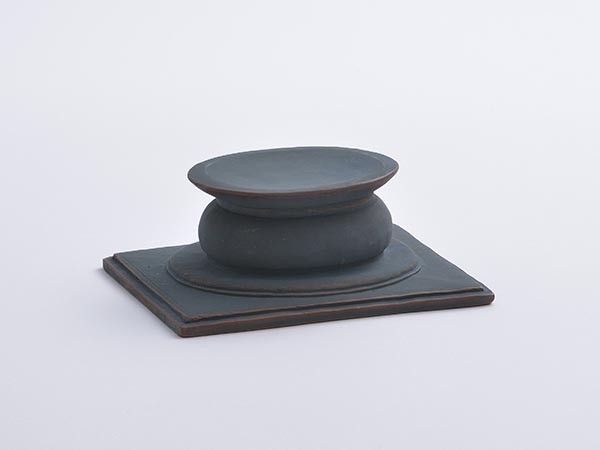 MISHIM POTTERY CREATION StiLL octagon plate + stand / ミシンポタリークリエイション スティル オクタゴンプレート + スタンド（藍墨茶） （食器・テーブルウェア > 皿・プレート） 18