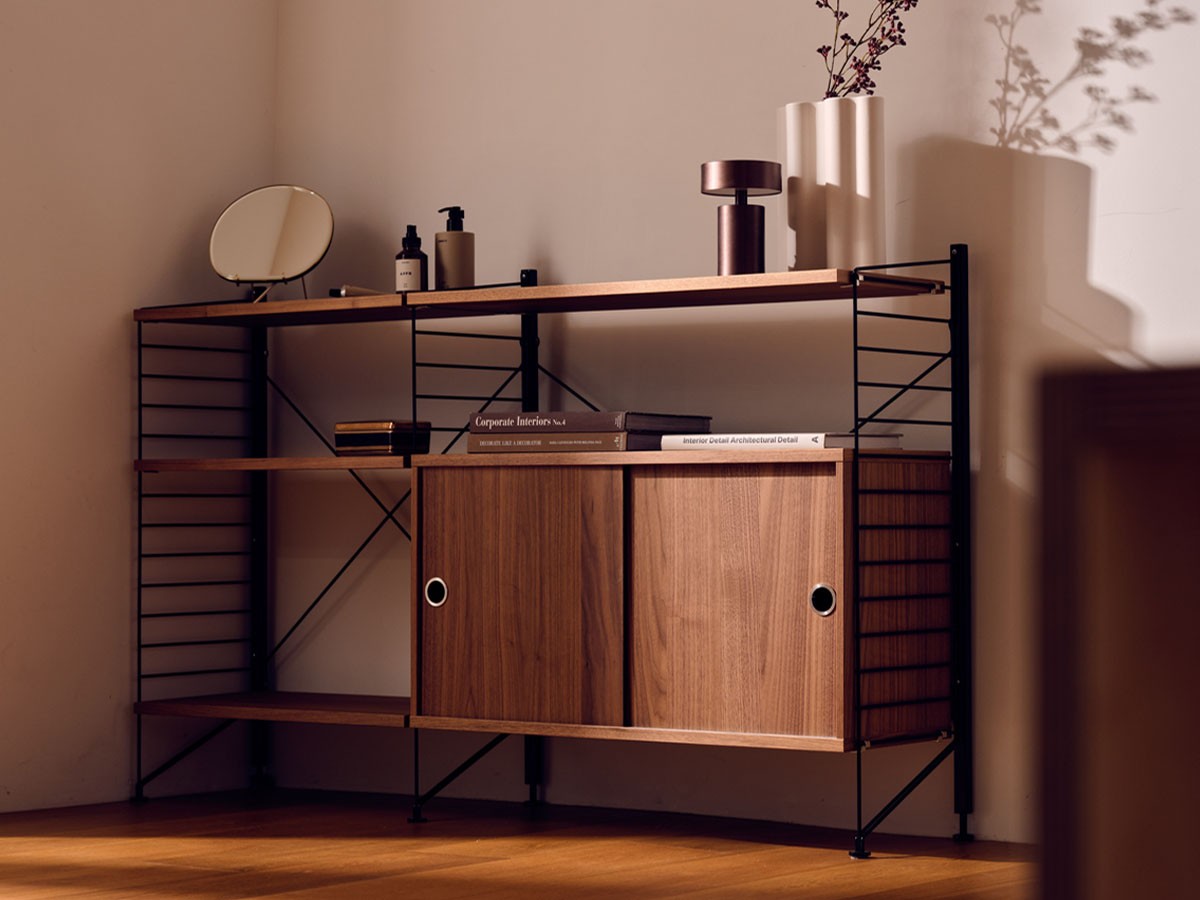 String System Cabinet 幅80cm奥行き30cm用 String Furniture String System Freestanding Shelf / ストリング