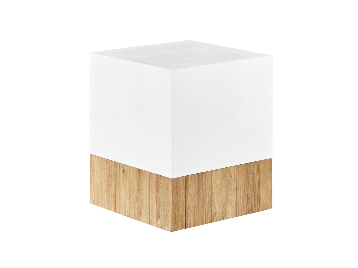 PIEDS NUS Sam Cube Table / Stool Top White