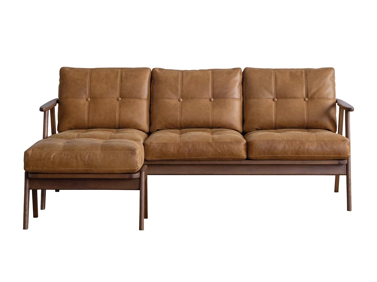 HARRIS SOFA / ハリス 3人掛けソファ フェザータイプ ステッチボタン付（レザーテックス） （ソファ > 三人掛けソファ） 16