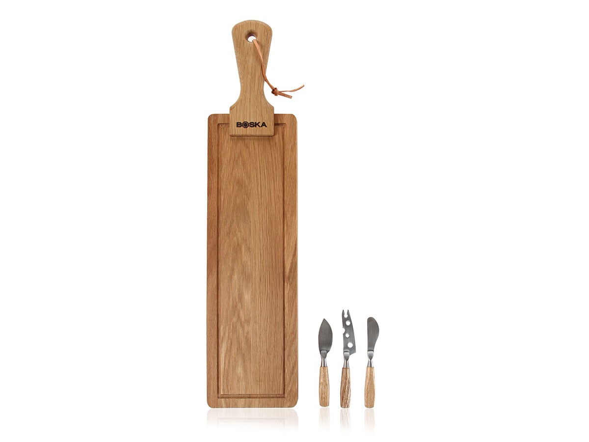 BOSKA FRIENDS CHEESE BOARD M & KNIFE SET / ボスカ フレンズ チーズボード M & ナイフ 3本セット （キッチン家電・キッチン用品 > キッチン雑貨・キッチンツール） 2