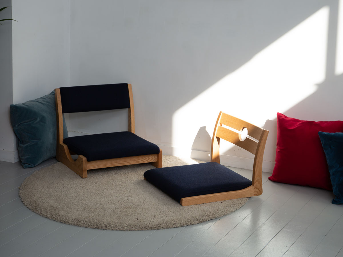 平田椅子製作所 SUZU Tatami Chair High / ひらたいすせいさくじょ スズ タタミチェア ハイ （チェア・椅子 > 座椅子・ローチェア） 5