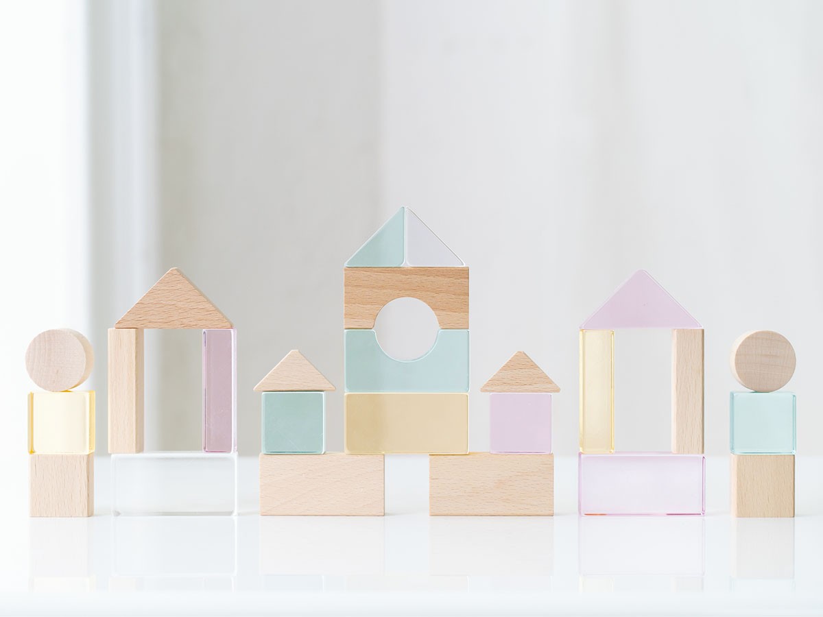 Lumiere Cubes Feerie / ルミエール キューブ フェリ
アクリル＆木の積み木 26ピース （キッズ家具・ベビー用品 > おもちゃ・玩具） 3