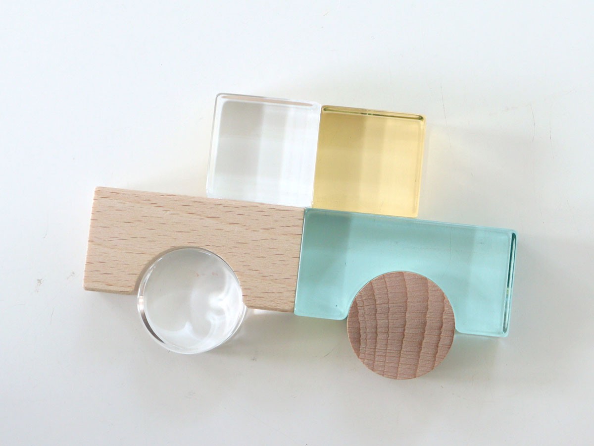 Lumiere Cubes Feerie / ルミエール キューブ フェリ
アクリル＆木の積み木 26ピース （キッズ家具・ベビー用品 > おもちゃ・玩具） 9