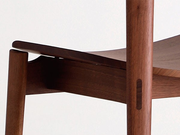 日進木工 Sof Semi Armchair / にっしんもっこう ソフ セミアームチェア 板座 （チェア・椅子 > ダイニングチェア） 9