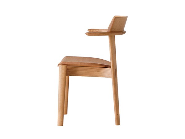 日進木工 Sof Semi Armchair / にっしんもっこう ソフ セミアームチェア 板座 （チェア・椅子 > ダイニングチェア） 17