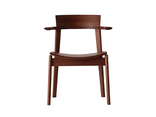 日進木工 Sof Semi Armchair / にっしんもっこう ソフ セミアームチェア 板座 （チェア・椅子 > ダイニングチェア） 12