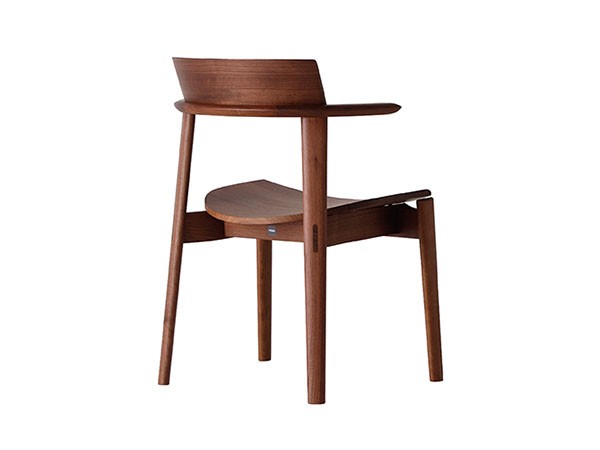 日進木工 Sof Semi Armchair / にっしんもっこう ソフ セミアームチェア 板座 （チェア・椅子 > ダイニングチェア） 14