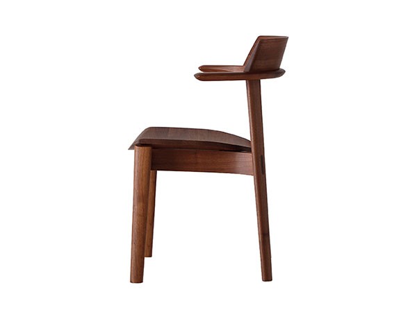 日進木工 Sof Semi Armchair / にっしんもっこう ソフ セミアームチェア 板座 （チェア・椅子 > ダイニングチェア） 13