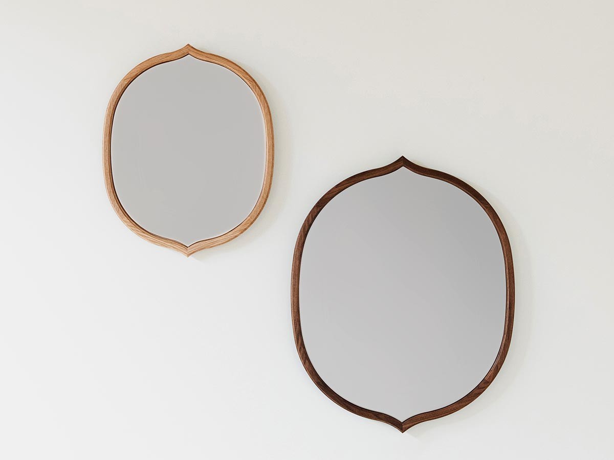 松井木工 SAJI Mirror LEMON 43/54 / まついもっこう サジ ミラー レモン 43/54 （ミラー・ドレッサー > 壁掛けミラー・壁掛け鏡） 3