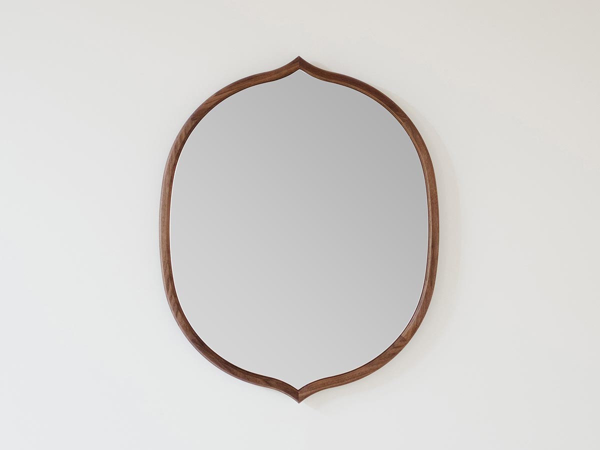 松井木工 SAJI Mirror LEMON 43/54 / まついもっこう サジ ミラー レモン 43/54 (ミラー・ドレッサー > 壁掛けミラー・壁掛け鏡) 1