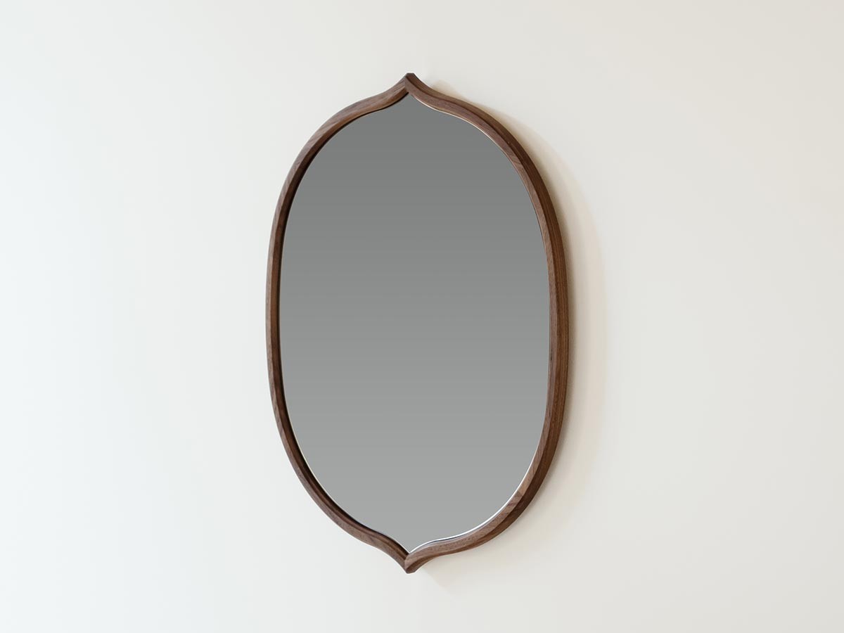 松井木工 SAJI Mirror LEMON 43/54 / まついもっこう サジ ミラー レモン 43/54 （ミラー・ドレッサー > 壁掛けミラー・壁掛け鏡） 2