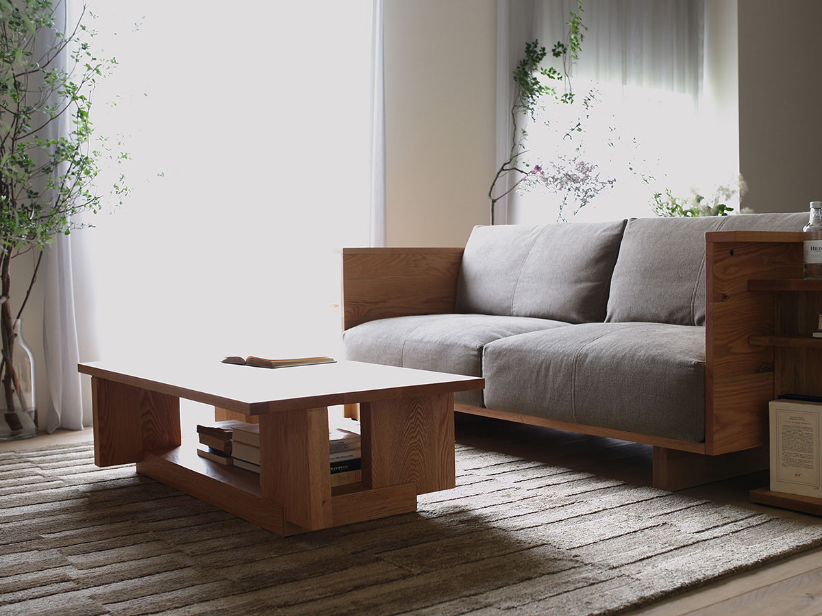 HIRASHIMA CARAMELLA Living Table wood / ヒラシマ カラメッラ リビングテーブル（ウッド） （テーブル > ローテーブル・リビングテーブル・座卓） 4