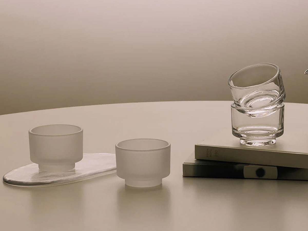 ARNO GLASS Short Tumbler 2P Frosted / アルノグラス ショートタンブラー 2P（フロステッド） （食器・テーブルウェア > タンブラー・グラス） 3