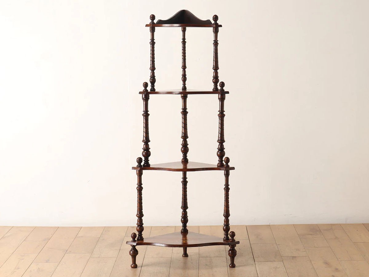 Lloyd's Antiques Real Antique Victorian Corner Shelf / ロイズ・アンティークス  イギリスアンティーク家具 ヴィクトリアン コーナーシェルフ - インテリア・家具通販【FLYMEe】