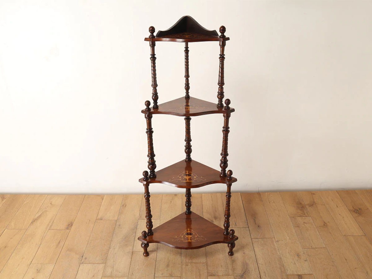 Lloyd's Antiques Real Antique Victorian Corner Shelf / ロイズ・アンティークス  イギリスアンティーク家具 ヴィクトリアン コーナーシェルフ - インテリア・家具通販【FLYMEe】