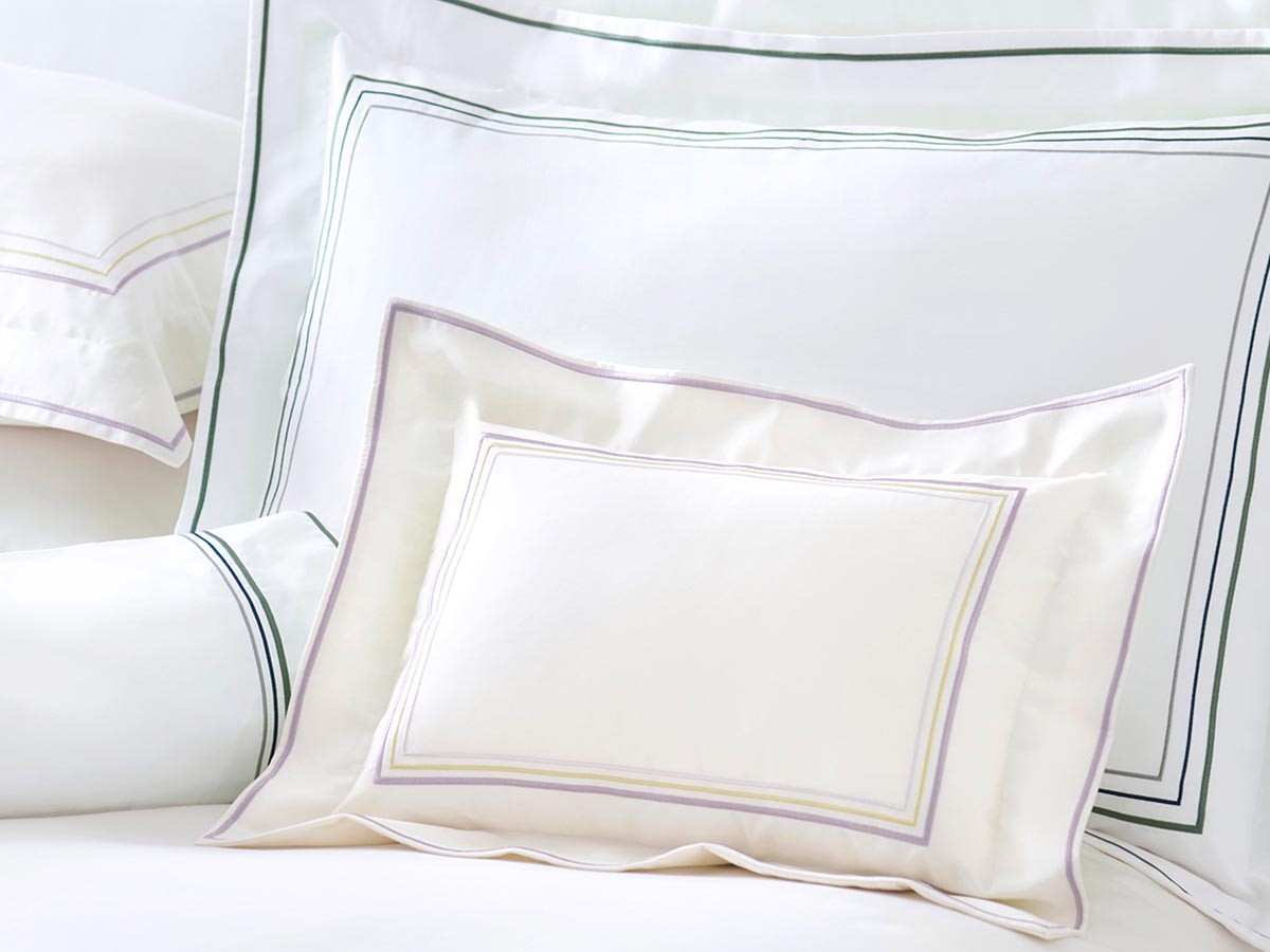 HOTEL LIKE INTERIOR 400TC Color Tracks / ホテルライクインテリア 400TC カラートラックス クッションカバー ブドワール （ベッド・寝具 > ベッドカバー・ベッドリネン） 13