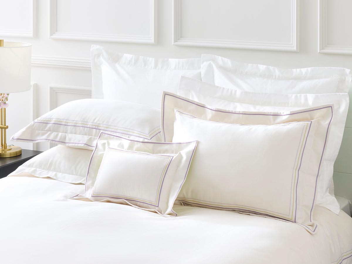 HOTEL LIKE INTERIOR 400TC Color Tracks / ホテルライクインテリア 400TC カラートラックス クッションカバー ブドワール （ベッド・寝具 > ベッドカバー・ベッドリネン） 7