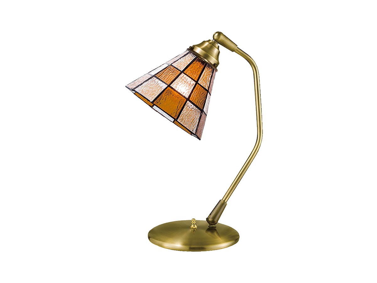 CUSTOM SERIES
Classic Desk Lamp × Stained Glass Checker / カスタムシリーズ
クラシックデスクランプ × ステンドグラス（チェッカー） （ライト・照明 > デスクライト） 8