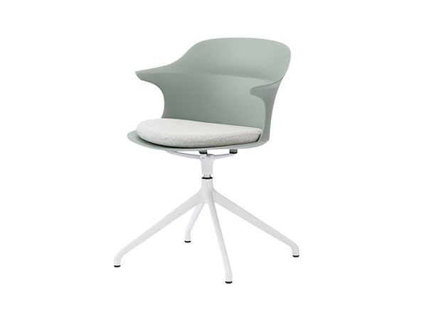 ENEN Smooth Round Chair With Arms / エネン スムーズラウンドチェア アーム付 （チェア・椅子 > ダイニングチェア） 5