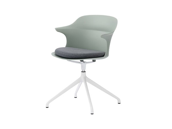 ENEN Smooth Round Chair With Arms / エネン スムーズラウンドチェア アーム付 （チェア・椅子 > ダイニングチェア） 2