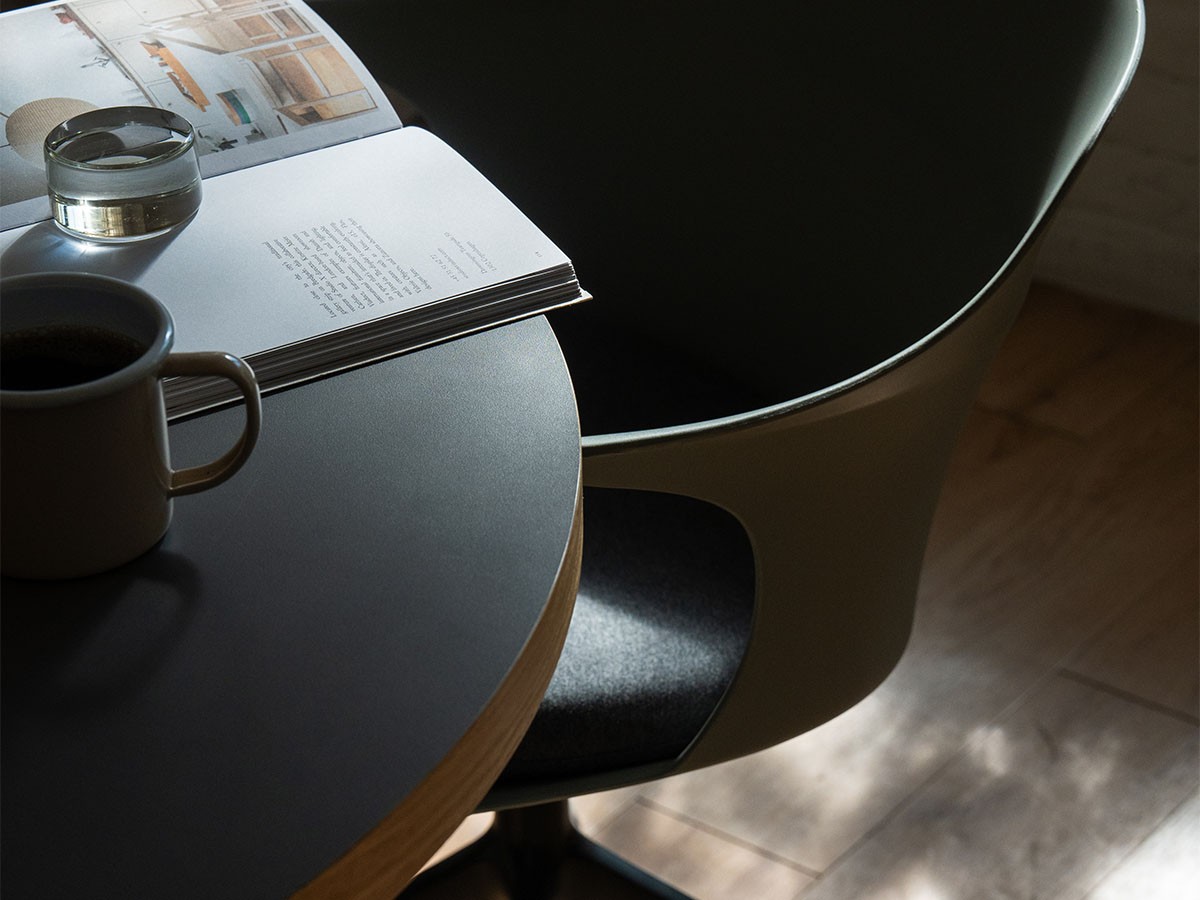 ENEN Smooth Round Chair With Arms / エネン スムーズラウンドチェア アーム付 （チェア・椅子 > ダイニングチェア） 10