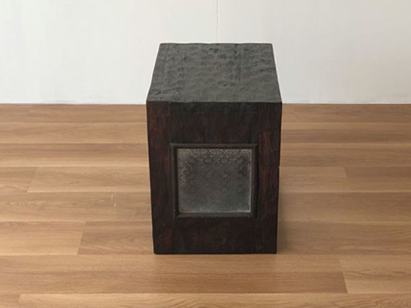 KAJA UKKO Old Teak Wood Cube Box / カジャ ウッコ チーク古材 キューブボックス サイドガラスタイプ （収納家具 > ラック・シェルフ） 16