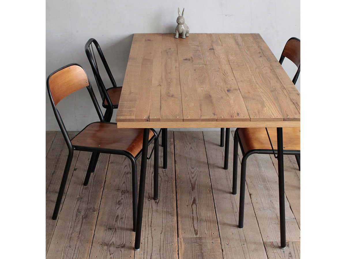 Easy Life MEATH DINING TABLE / イージーライフ ミース ダイニングテーブル
クラフト天板 + No.5脚（アイアン脚） （テーブル > ダイニングテーブル） 8
