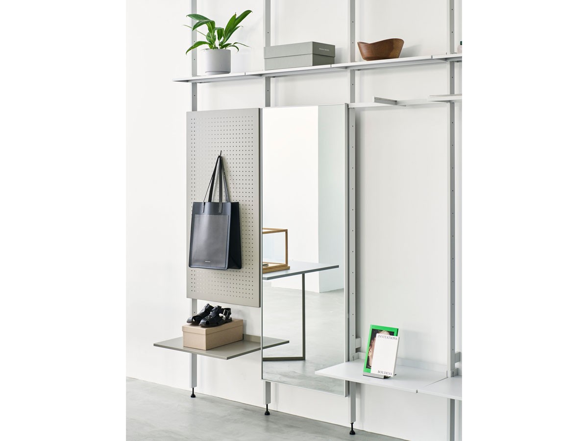 stiiilll Shelf double mirrorL set / スティール シェルフ 2台 ミラーL セット （収納家具 > ラック・シェルフ） 12