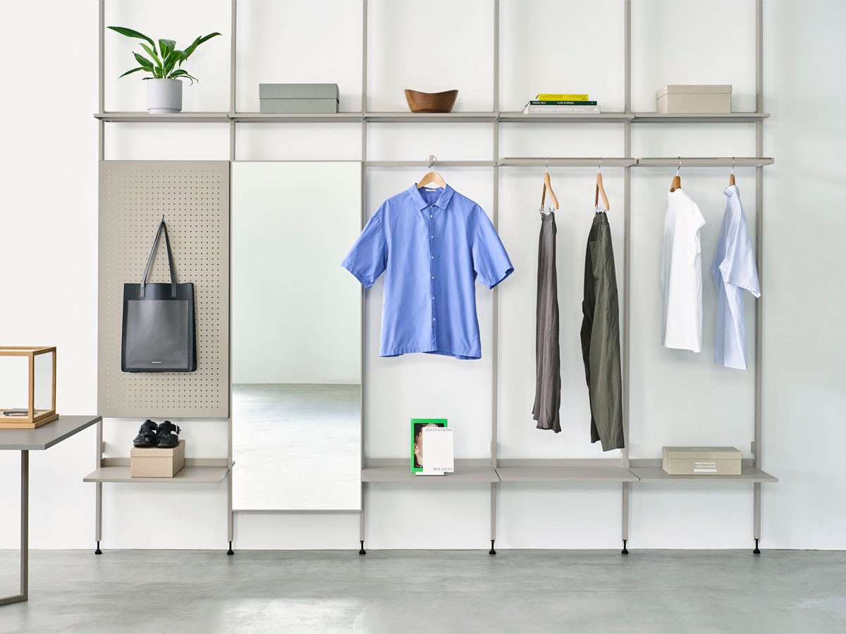 stiiilll Shelf double mirrorL set / スティール シェルフ 2台 ミラーL セット （収納家具 > ラック・シェルフ） 10