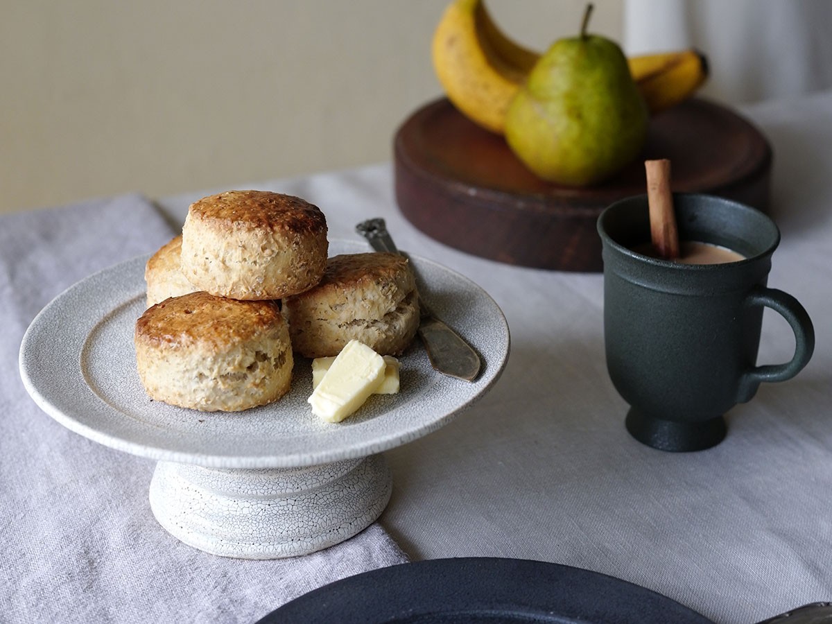 MISHIM POTTERY CREATION fractal cake plate + stand / ミシンポタリークリエイション フラクタル ケーキプレート + スタンド（ヒビ） （食器・テーブルウェア > 皿・プレート） 5