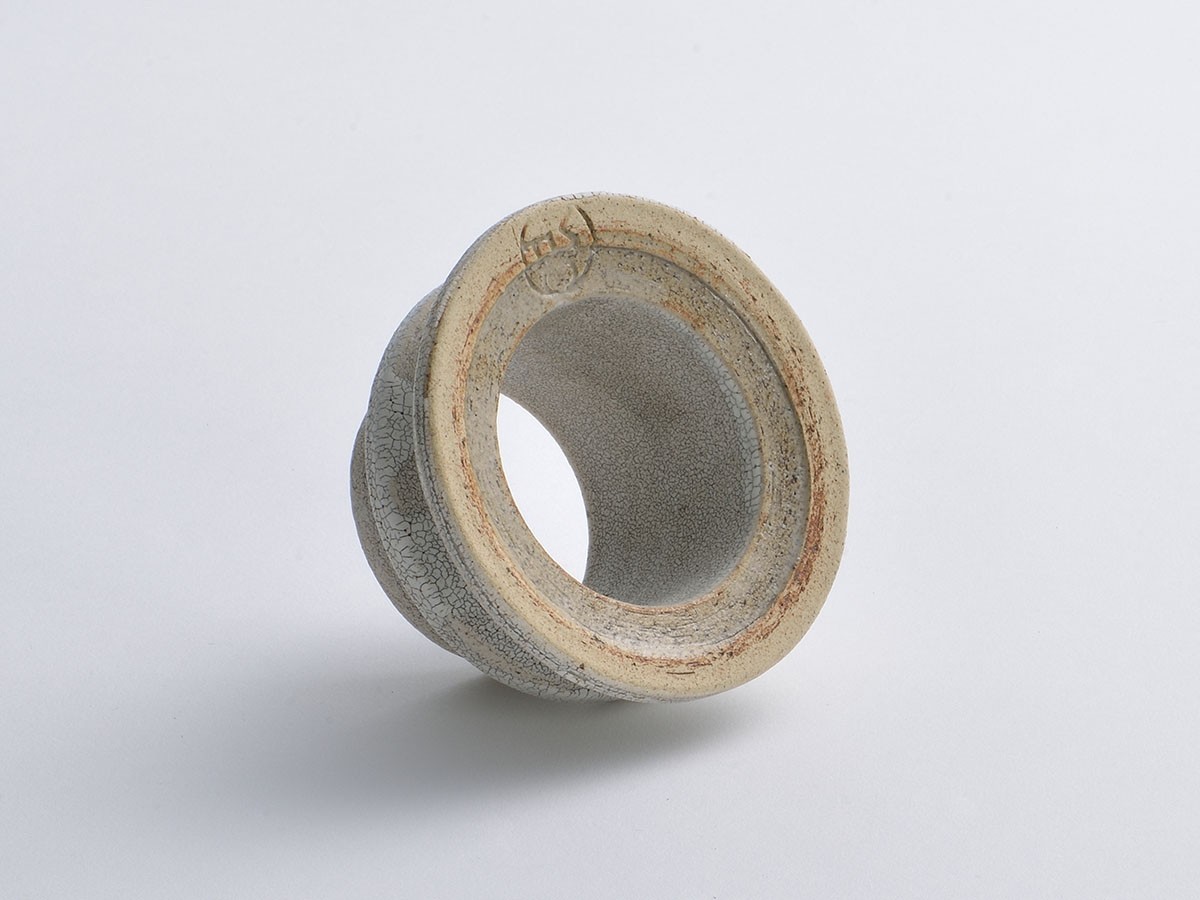 MISHIM POTTERY CREATION fractal cake plate + stand / ミシンポタリークリエイション フラクタル ケーキプレート + スタンド（ヒビ） （食器・テーブルウェア > 皿・プレート） 23