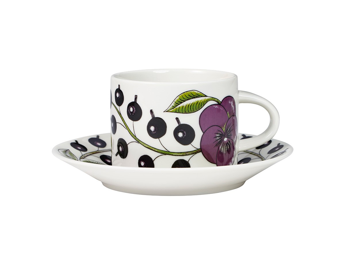 Arabia Paratiisi Tea Cup & Saucer / アラビア パラティッシ ティーカップ & ソーサー（パープル） （食器・テーブルウェア > コーヒーカップ・ティーカップ） 1