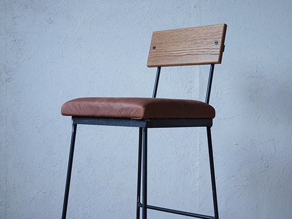 SIKAKU SK COUNTER CHAIR leather / シカク SK カウンターチェア レザー （チェア・椅子 > カウンターチェア・バーチェア） 20