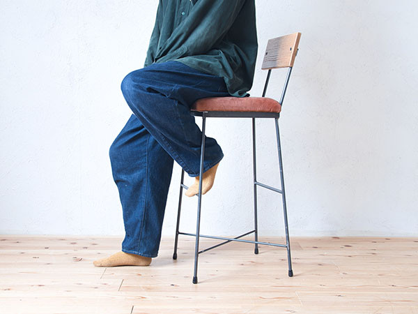 SIKAKU SK COUNTER CHAIR leather / シカク SK カウンターチェア レザー （チェア・椅子 > カウンターチェア・バーチェア） 10