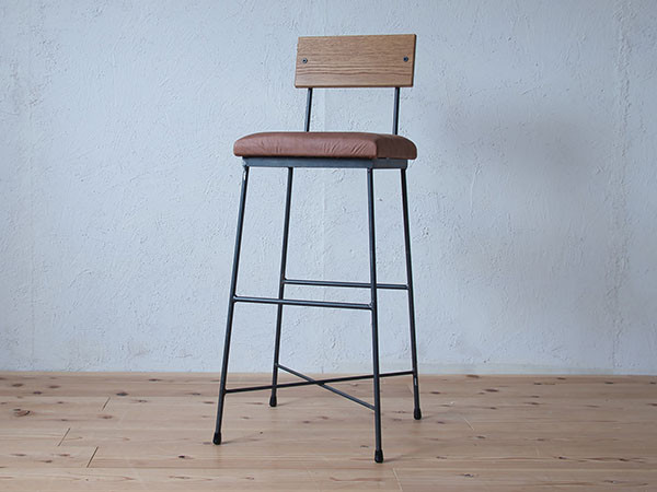 SIKAKU SK COUNTER CHAIR leather / シカク SK カウンターチェア レザー （チェア・椅子 > カウンターチェア・バーチェア） 17