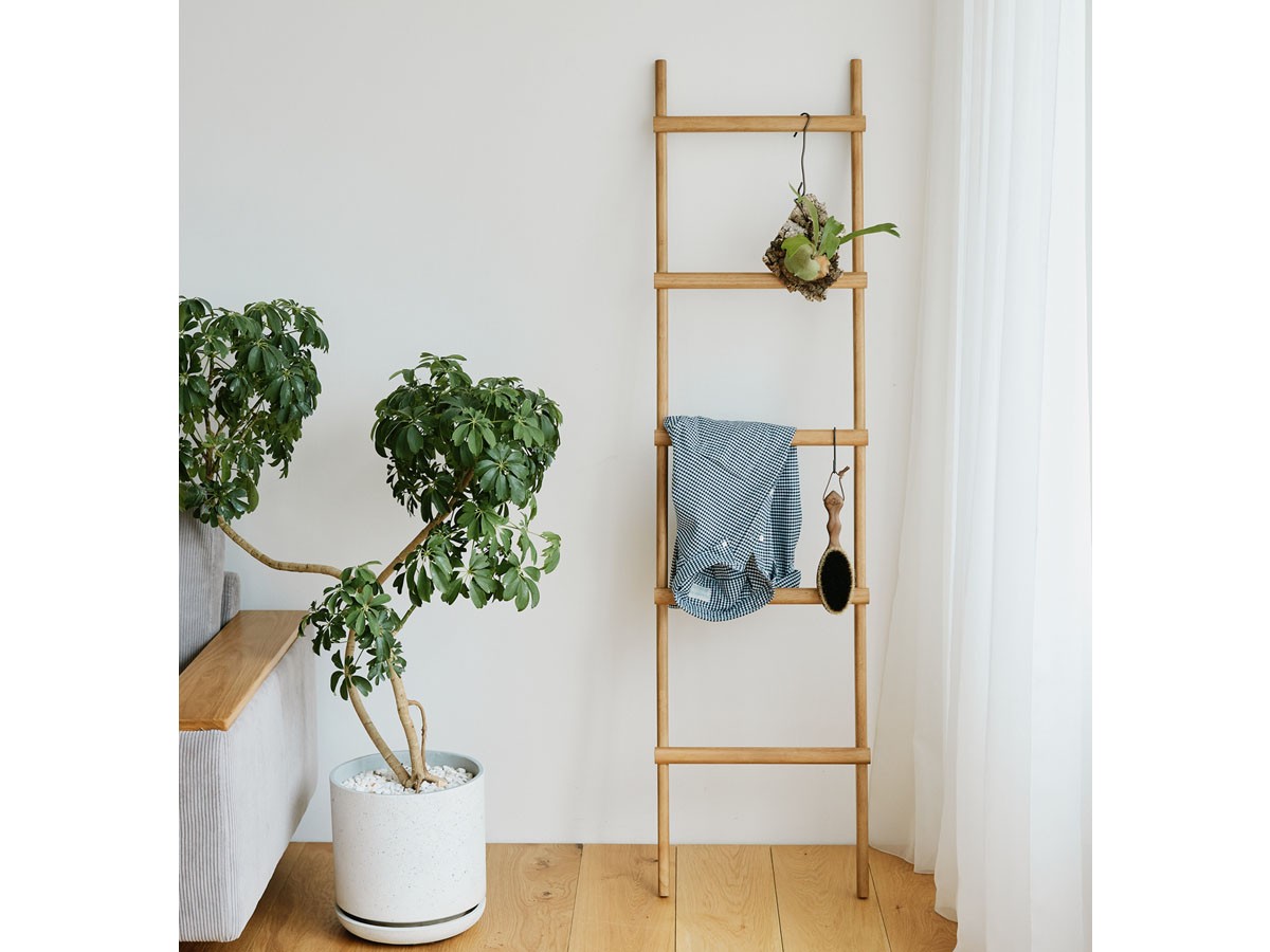 DOORS LIVING PRODUCTS Ladder Hanger RW / ドアーズリビングプロダクツ ラダーハンガー ラバーウッド （ハンガーラック・コートハンガー > ハンガーラック） 2