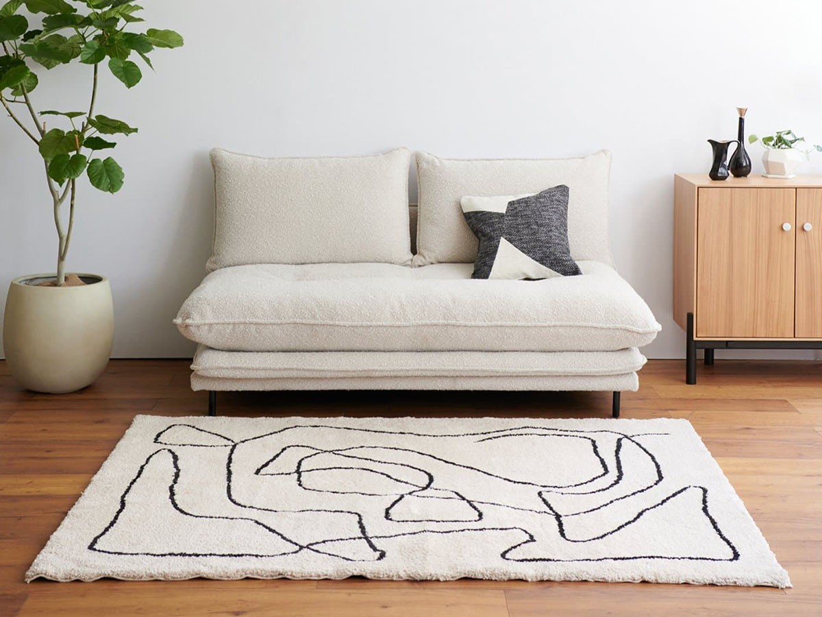 JOURNAL STANDARD FURNITURE FERNERO RUG / ジャーナルスタンダードファニチャー フェルネロ ラグ （ラグ・カーペット > ラグ・カーペット・絨毯） 8