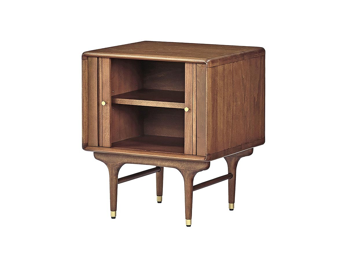 XANDER DESIGNS JULIE 2DOOR BEDSIDE TABLE / サンダーデザイン ジュリー 2ドア ベッドサイドテーブル （テーブル > サイドテーブル） 2