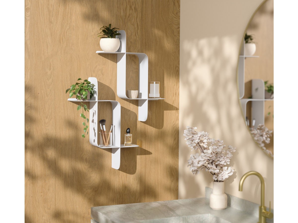 Umbra Montage Shelf  Metal / アンブラ モンタージュ シェルフ メタル 2点セット （収納家具 > 壁掛け収納） 5