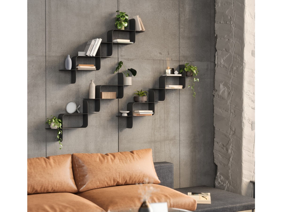 Umbra Montage Shelf  Metal / アンブラ モンタージュ シェルフ メタル 2点セット （収納家具 > 壁掛け収納） 7